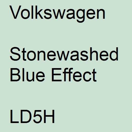 Volkswagen, Stonewashed Blue Effect, LD5H.